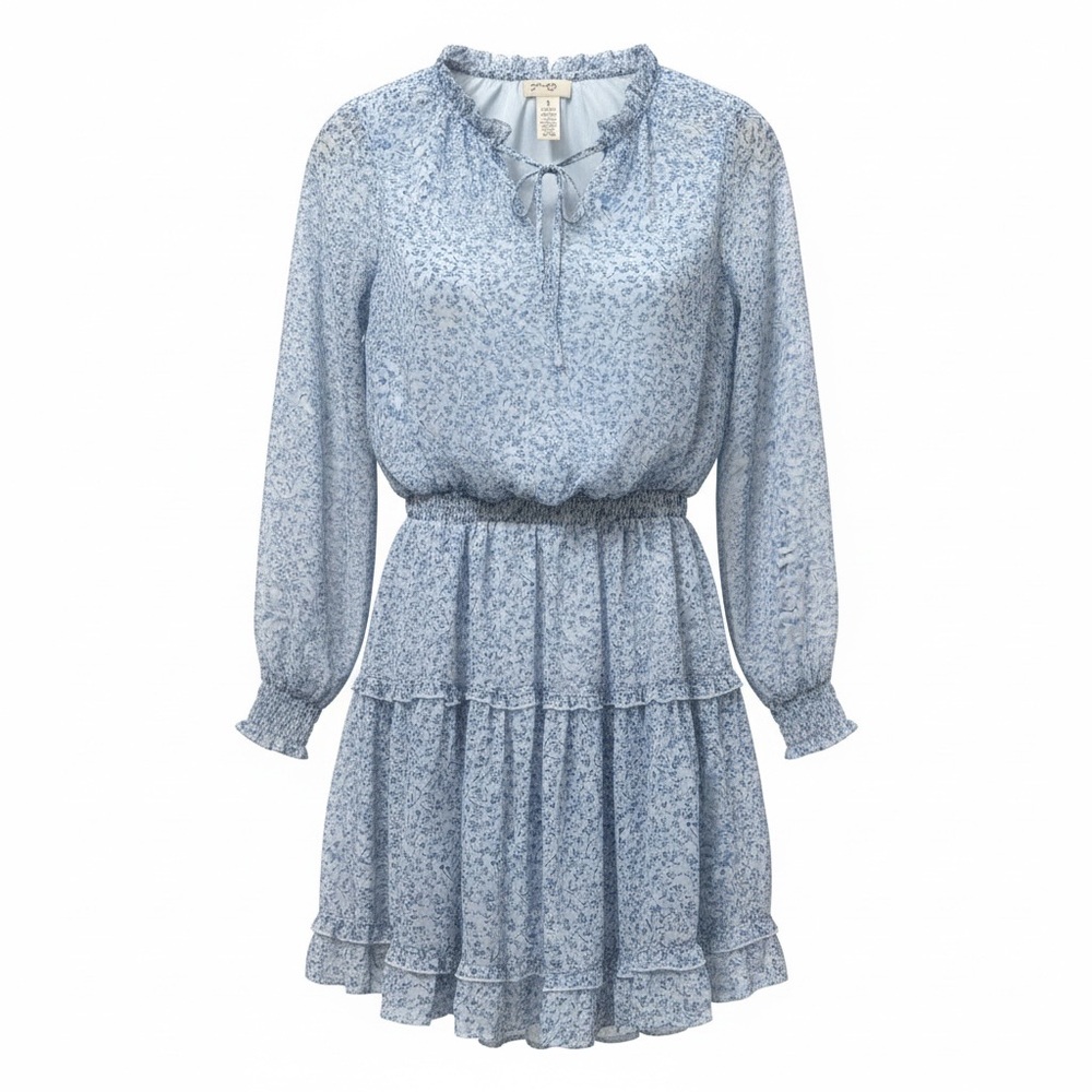 Jessica Simpson Blue Floral Mini Dress